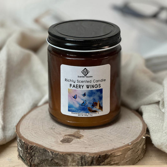 Faery Wings Scent Glass Jar Candle