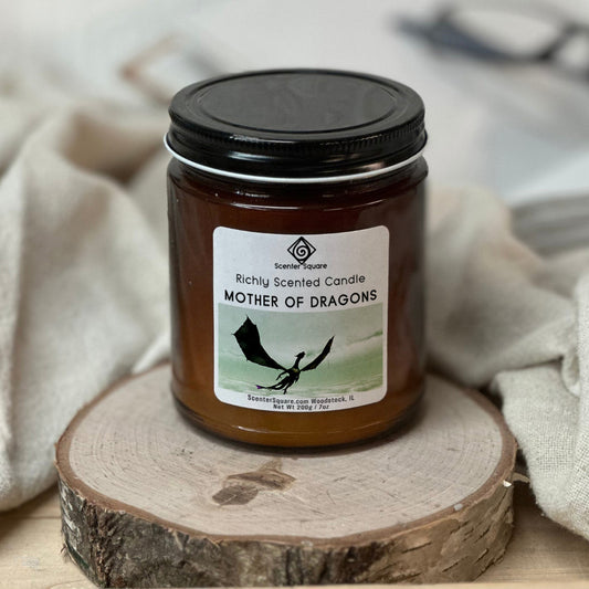 Mother Of Dragons Scent Glass Jar Candle