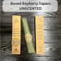 Traditional 8 Inch Bayberry Wax Tapers - 3/4" Base